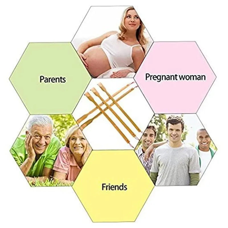 Bamboo Back Scratcher Old People Scratching Massager Body Massage Anti Itch Scraper Stick Health Care Product Tickling Artifact