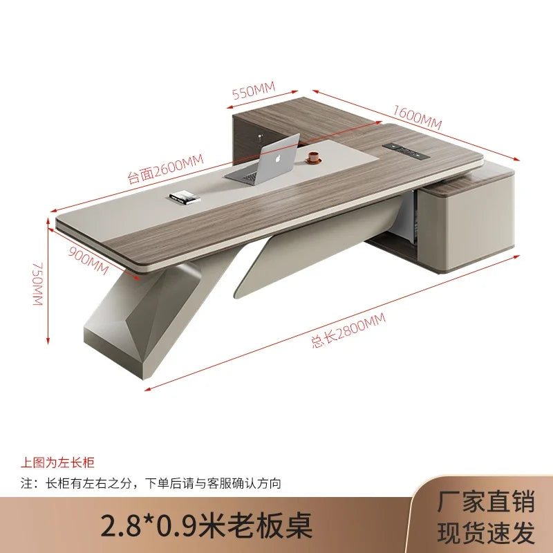 Organizer Designer Office Tablet Asthetic Monitor Executive Office Desk Study Gaming Escritorios De Computadora Furniture