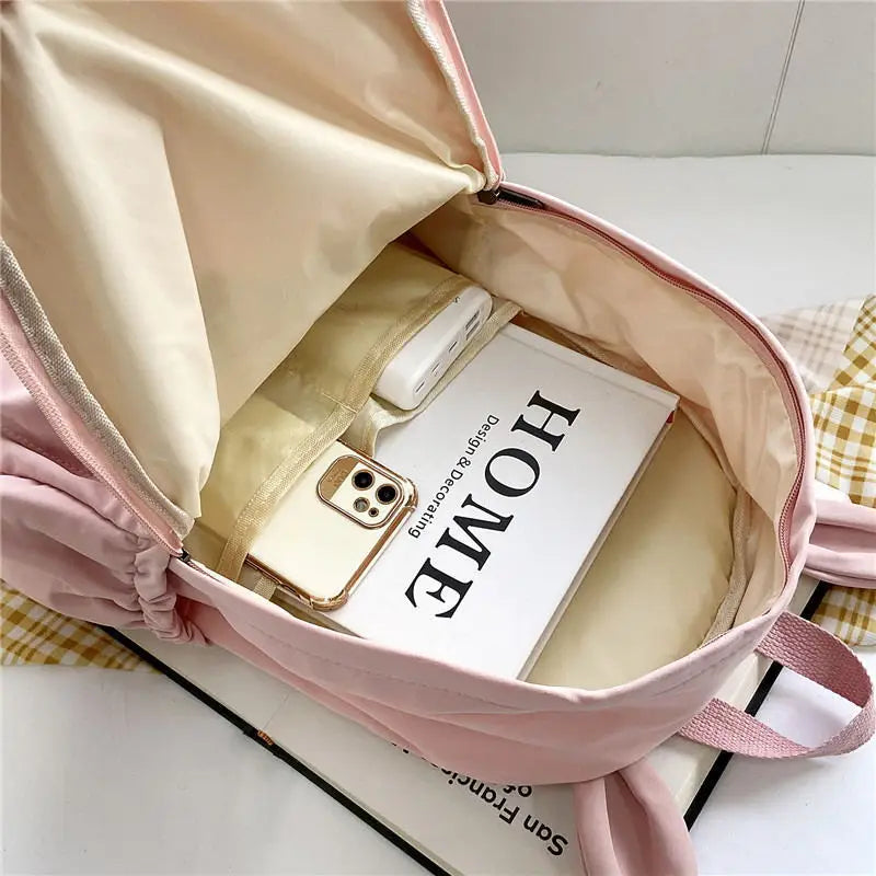 Mickey Minnie Mouse Girl School Bag Cartoon Anime Kid Boy Girl Knapsack Teenager Backpack Student BookBag Rucksack Children Gift