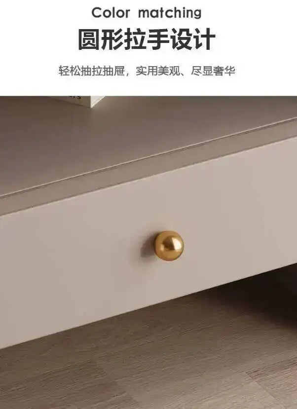 Aesthetic Luxury Bedside Table Unique Trendy Design Storage Nightstands With Drawers Mesita De Noche Bedroom Furniture