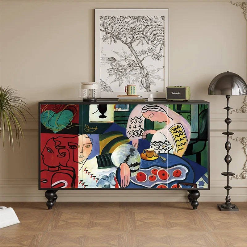 Nordic Perfume Living Room Cabinets Mid Century Craft Luxury Wood Living Room Cabinets Storage Garden Vitrina Trendy Furniture