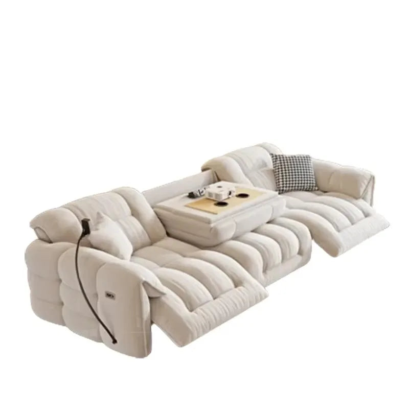 Italian Loveseat Electric Sofa Modern Luxury Designer Apartments Lazy Couch Recliner Sleeper Divano Soggiorno Furniture Home