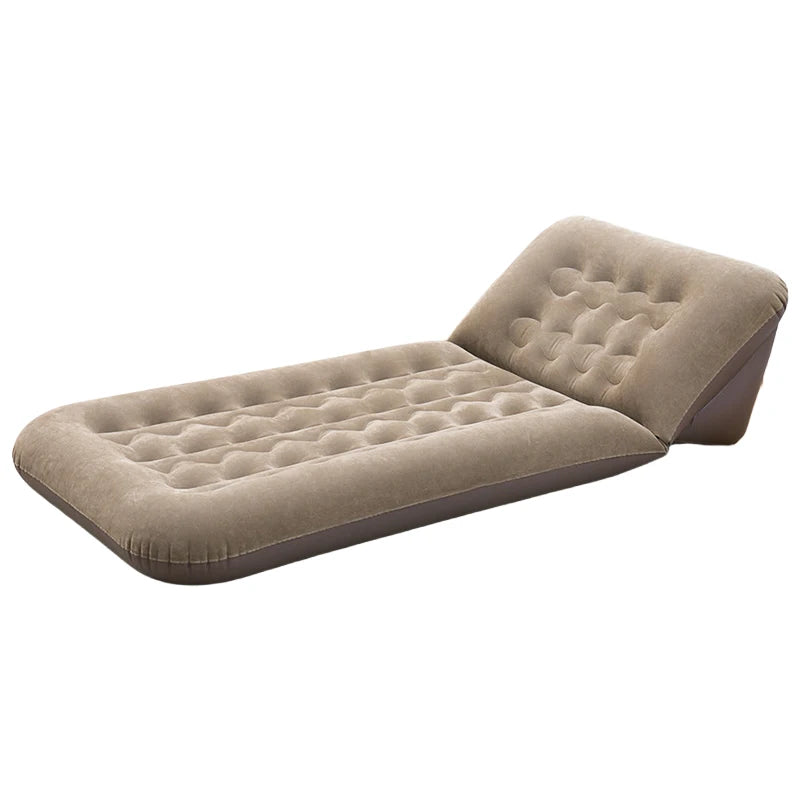 Inflatable Folding Sofa Double Multifunctional Outdoor Camping Inflatable Mattress Travel Backrest Sofa Bed