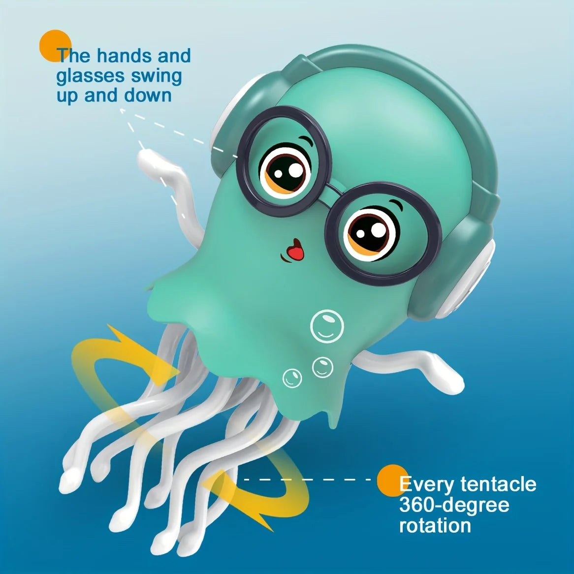 Magical Dancing Octopus Interactive Electric Octopus Toy with Music Light Dancing Electronic Pet Stress Relief Gift Home Decorat