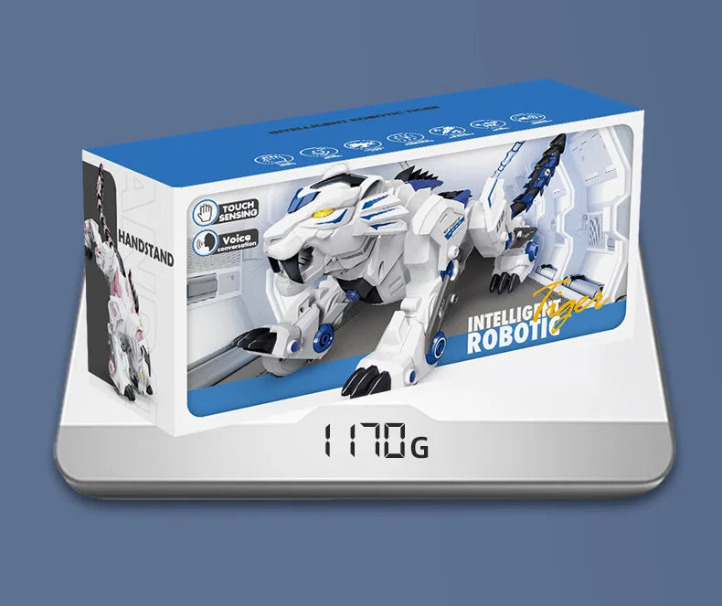 Jjrc R38 Smart Mechanical Tiger Robot Toy Electronic Pet With Touch Gesture Sensing Cross-Border Dancing Stunt Gift