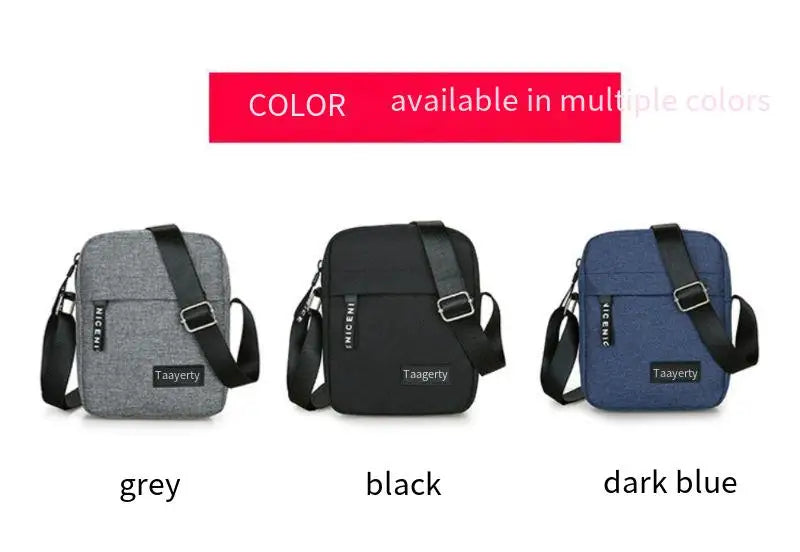 New men's crossbody bag, small crossbody bag, crossbody backpack, casual wallet, multi-functional business bag