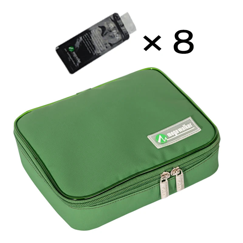 MegaWalke Insulin Cooler Bag Portable Insulated Diabetic Insulin Travel Case Cooler Box Bolsa Termica  Aluminum Foil ice bag