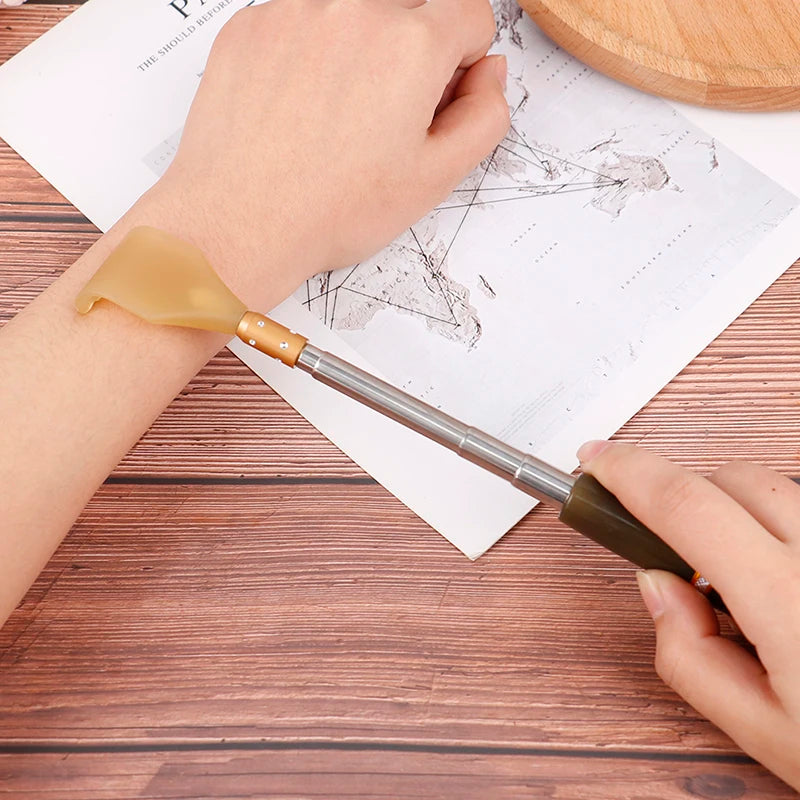 1 Pc Extendable Magnetic Ball Hackle Back Scratcher With Magnet Telescopic Scratching Backscratcher Massager Back Scraper