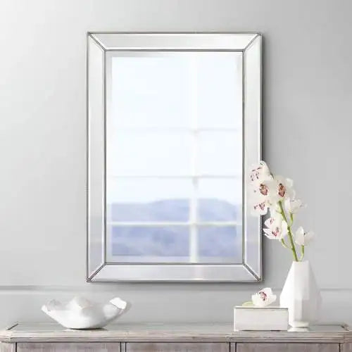 Full Length French Style Mirror Decoration Wall Living Room Aesthetic Mirror Luxury Vintage Floor Standing Espelho Accessories