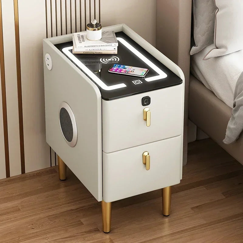 Night Table Bedside Nightstands Bedroom Bedside Furniture Gamer Narrow Bed Desk Nordic Drawer Closets Meubles De Chambre