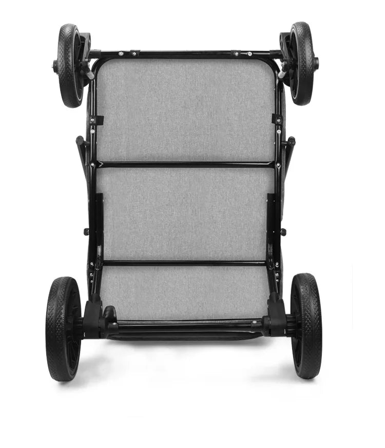 Foldable Medium To Large Pet Stroller with A Load-bearing Capacity of Up To 55kg Providing Ample Space for Elderly Dogs 2025 New