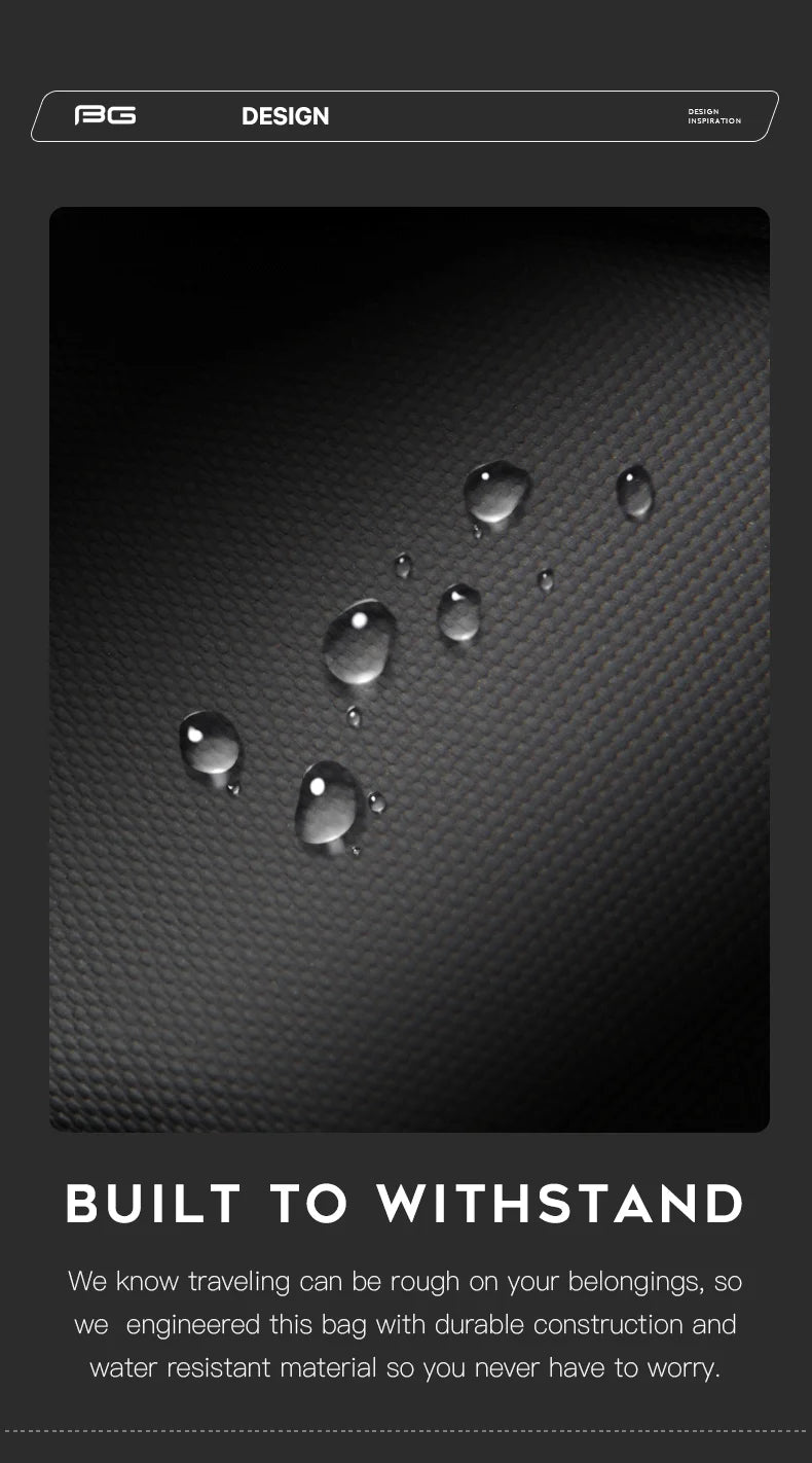 BANGE Business USB Charging Smart Backpacks Fits 15.6 Inch Laptop Commute Backpack WaterProof Carry On Bag for Men Travel Bags