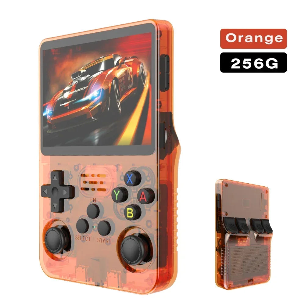 256G Open Source R36S Video Game Console Linux System 3.5 Inch IPS Screen Portable Pocket Video Player 64G/128G best Game gift
