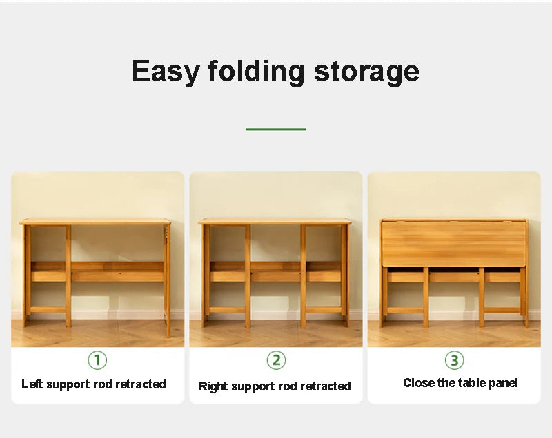 Folding Desk Computer Table Desk Student Household Small Desktop  Bedroom Bedside Writing Workbench