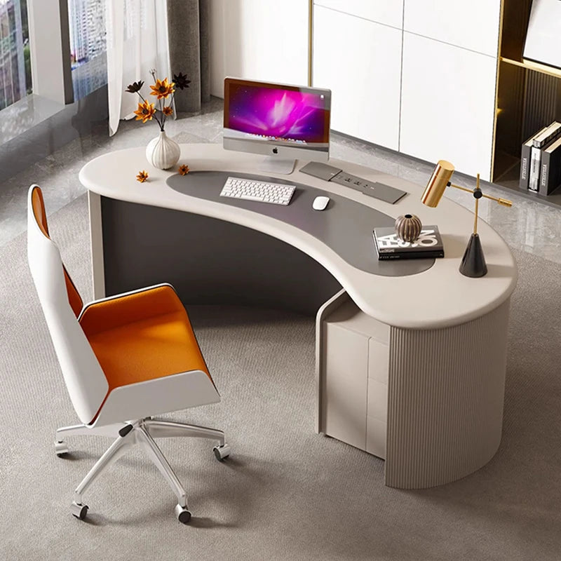 Crafts Aesthetic Office Desk Display Minimalist Cute Small Office Desk Study Modern Escritorio Oficina Commercial Furniture