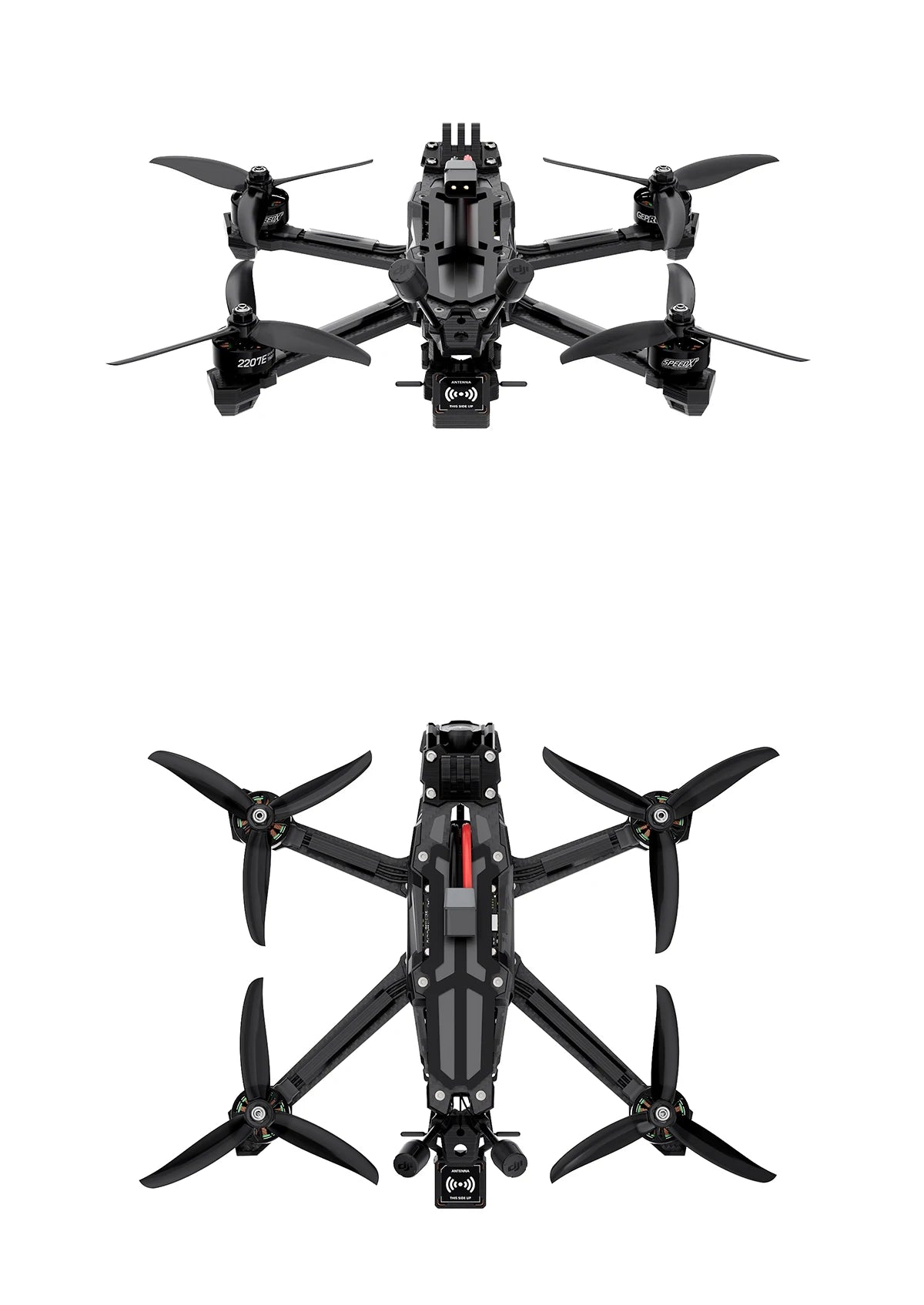 GEPRC Vapor-X5 D5 HD O4 Pro FPV Drone 5Inch O4 Air Unit VTX 4K 120fps Recording 2207E 1960KV Motor RC Quadcopter Freestyle Drone