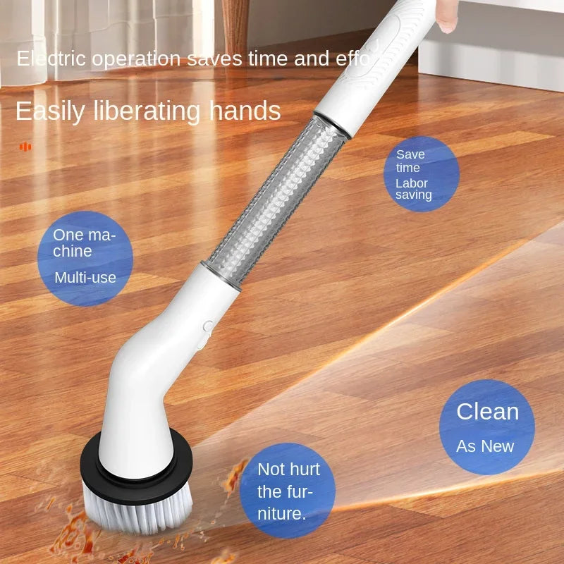New Style Electric Cleaning Brush 5 in 1 Electric Multi-functional Home USB Automatic Cleaning Brush for Kitchen & Bathroom