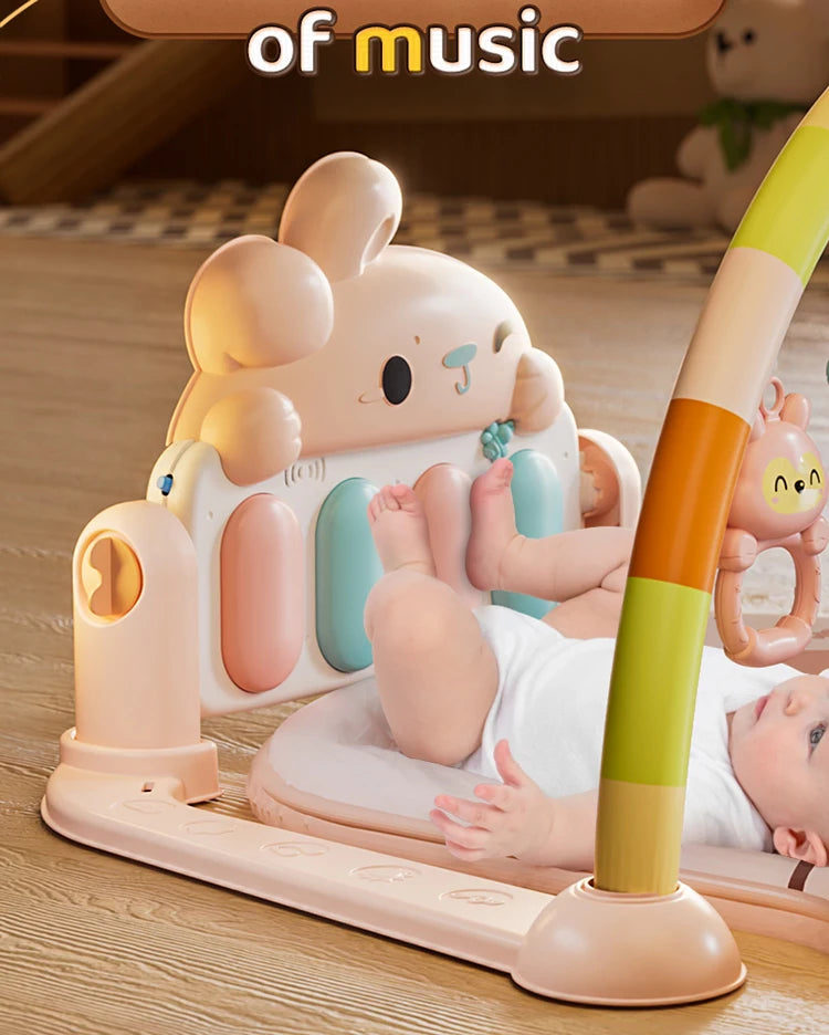 Baby Pedal Piano Fitness Stand Music Play Newborn Piano Crawling Blanket Early Educational Toys Play Mat 0-36 Months Baby Gifts