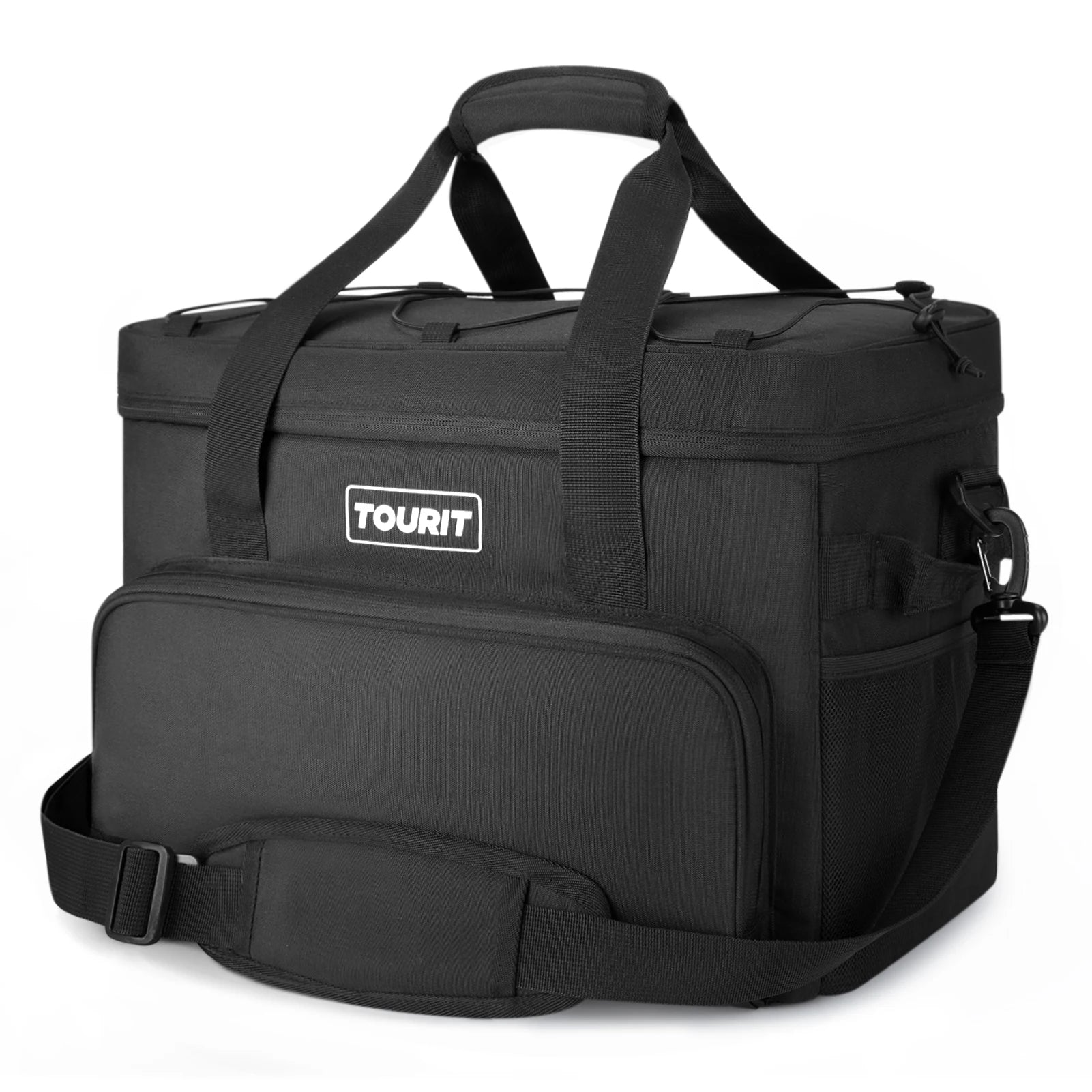 TOURIT Thermal Cooler for Drinks 14.6L 24L 32L Foldable Insulated Cooler Bag Leakproof Car Refrigerator Bag Food Delivery Bag