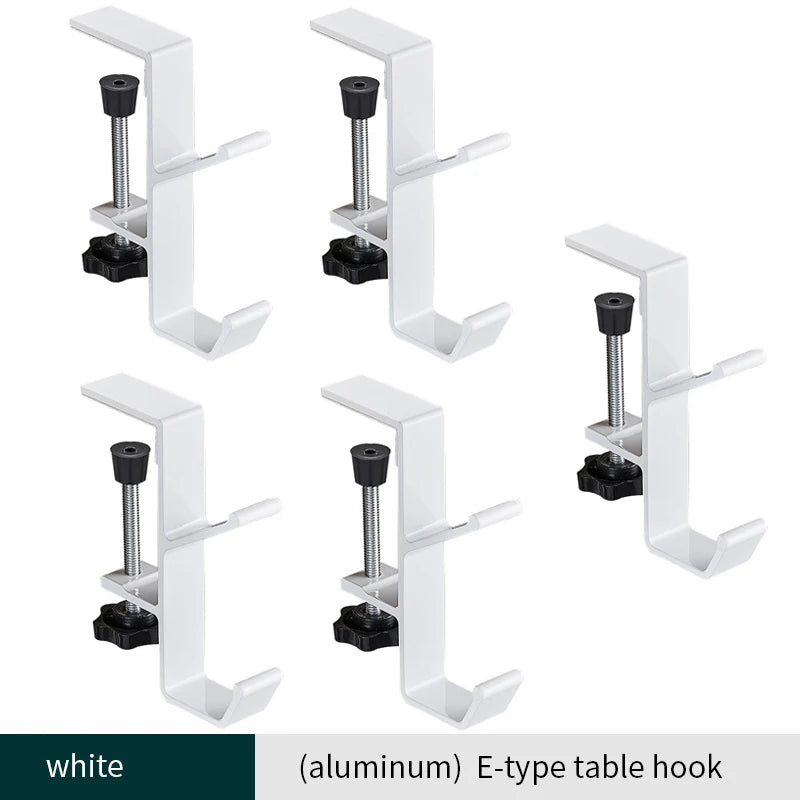1pcs Punch-free Desk Hook Adjustable Desk Edge Hook Multi - Functional Gaming Headset Hanging Hook Home Office Organizer