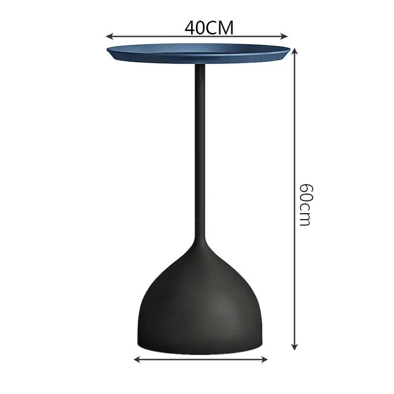 Creative Living Room Side Table Wrought Iron Small Coffee Table Balcony Tea Table Modern Simple Round Living Room Side Tables