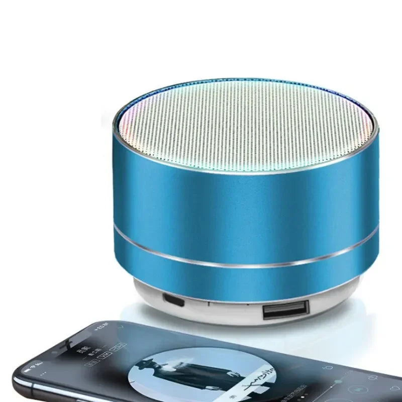 A10 Mini Bluetooth Speaker - Steel Cannon Bass, Stereo Sound, Portable for Outdoor/Gift
