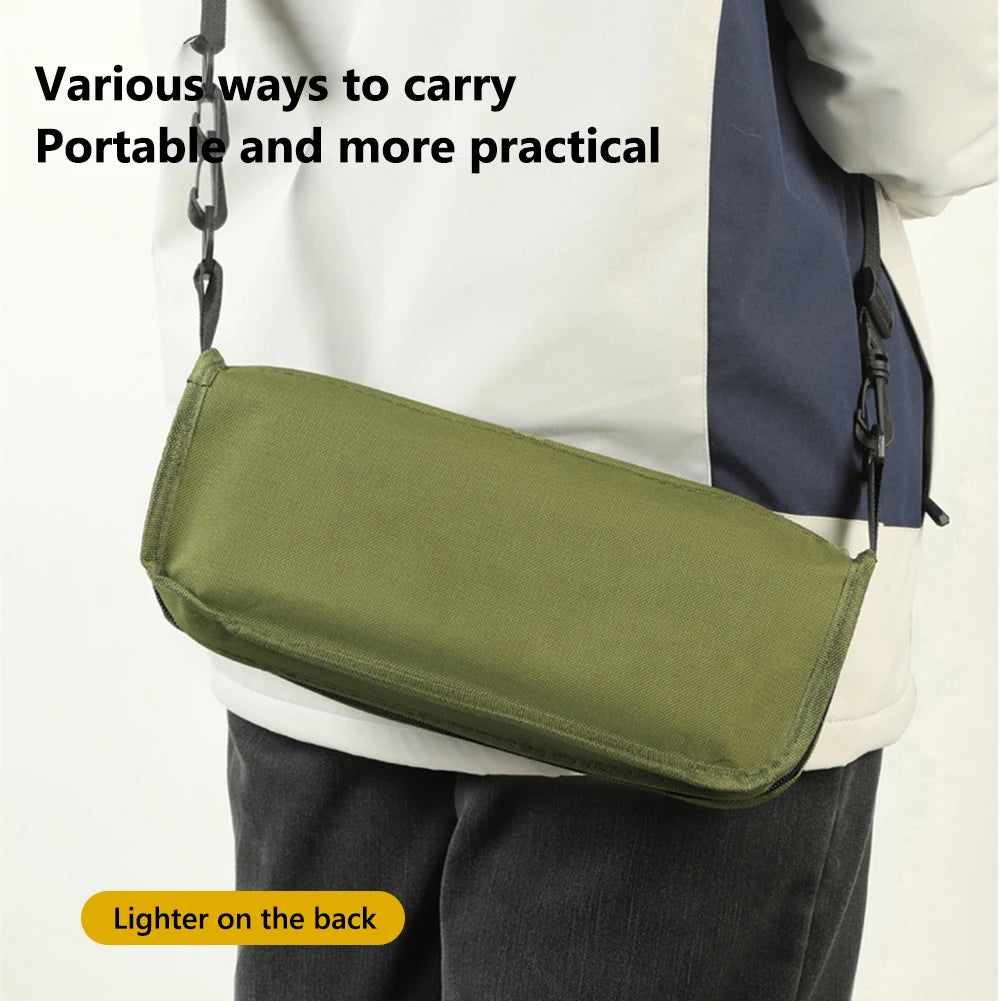 Portable Foldable Backpack Stool Lightweight Camping Picnic Fishing Chair with Mesh Bag Outdoor Adventure Seat for Hiking Travel