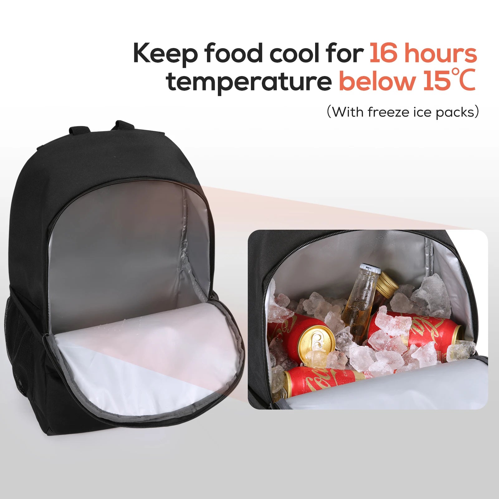 TOURIT 30L Thermal Backpack Cooler bag for drinks Insulated Bag Travel Beach Beer Leak-proof Food lunch Bags Portable Coolers