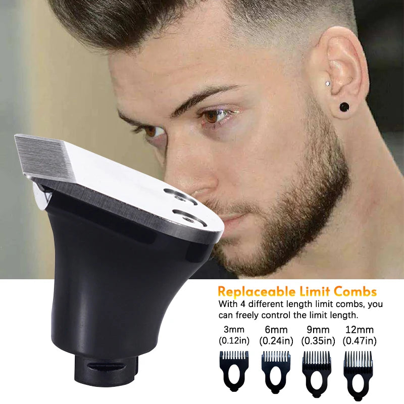 Replaceable Electric Shaver Head 3/5/6/7/8/9 Floating Blade Head Nose Trimmer Hair Clipper And Face Cleaning Brush Massage Head