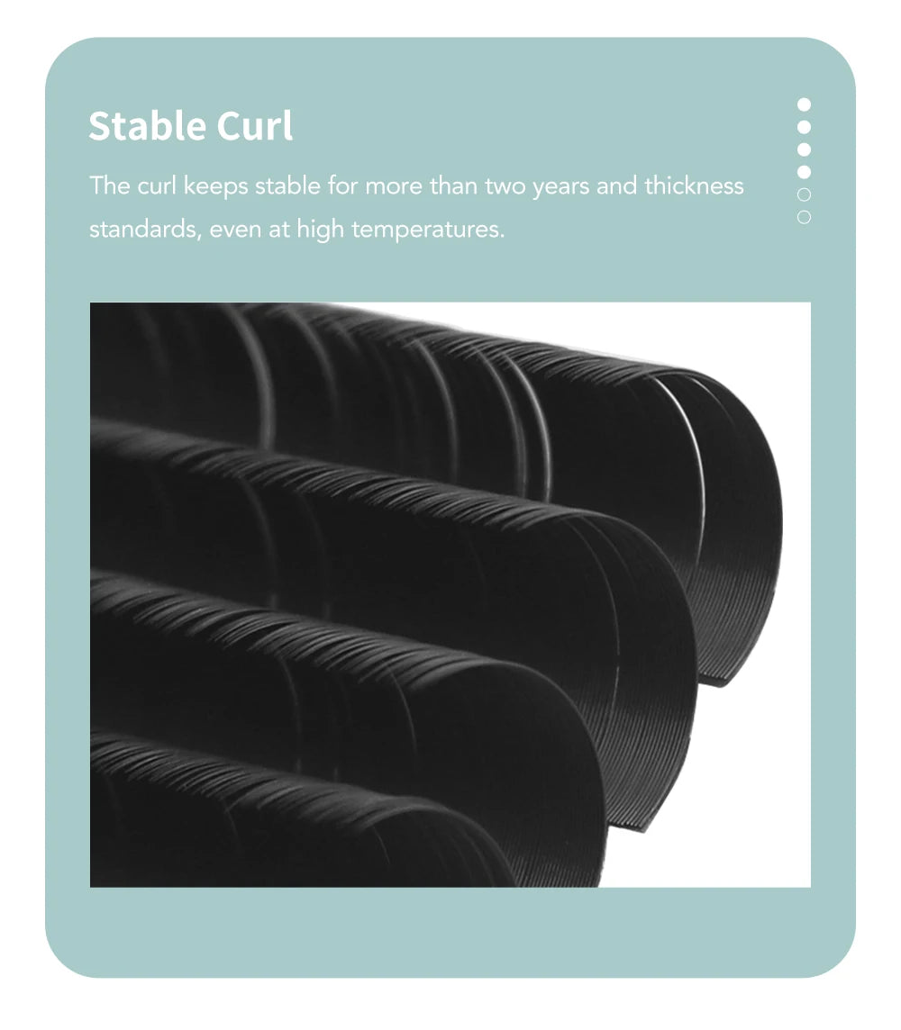 DIYDAY Individual Eyelash Extension Long Length Classic Lashes Extensions Trays Wholesale Matte Black Soft Mink Faux Eyelashes