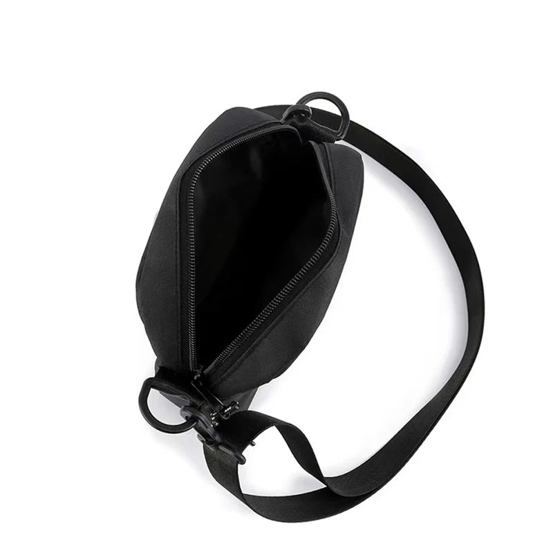 Men's Bag, Available in Single Shoulder or Cross-Body Design, Suitable for Daily Use during School Made of Nylon Material