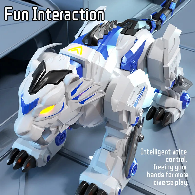 Jjrc R38 Smart Mechanical Tiger Robot Toy Electronic Pet With Touch Gesture Sensing Cross-Border Dancing Stunt Gift