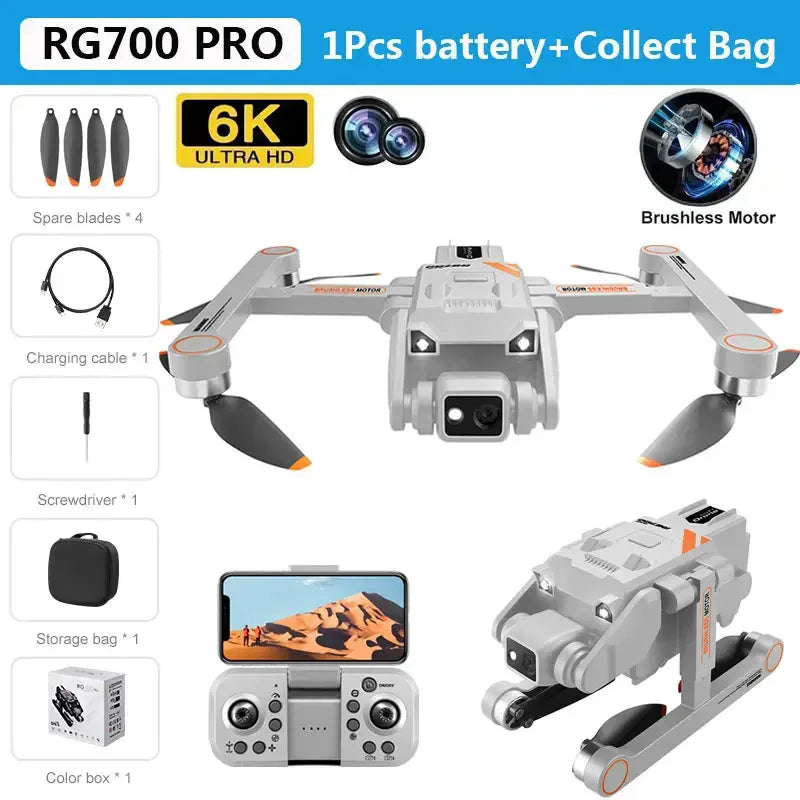 S188 Drone 8K Professional HD Dual Camera 5G GPS Wifi Obstacle Avoidance Brushless Foldable Quadcopter RC Distance 2KM Dron Toys