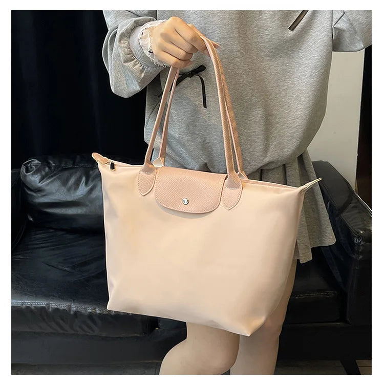 Women's shoulder bag new large-capacity tote bag armpit bag female Longxiang bag fashionable handbag