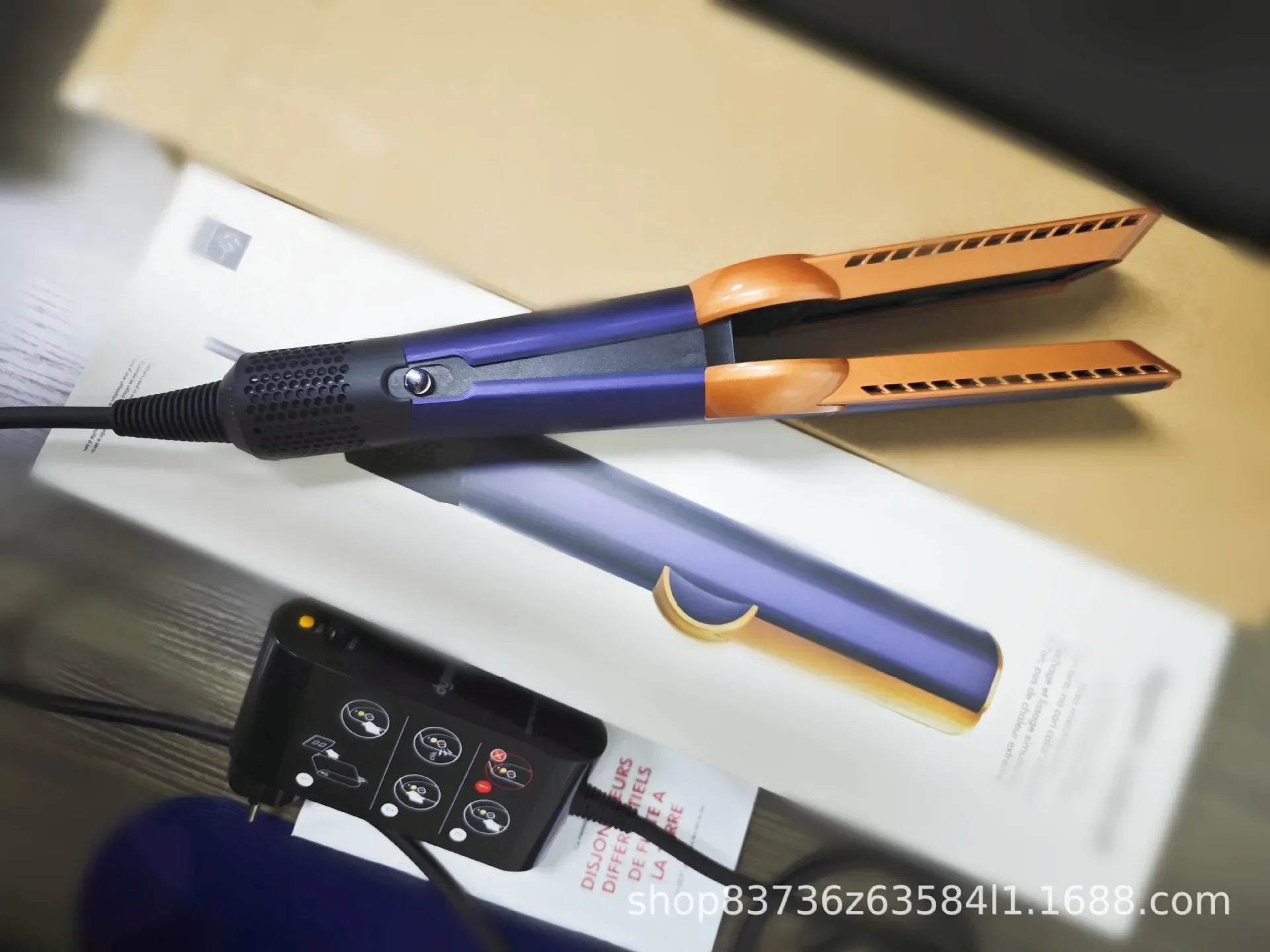 New Dry and Wet Flat Comb Portable Curling Iron Hair Salon Negative Ion Curling Iron Hair Dryer Straight Clip  Cepillo Rizos 다이슨