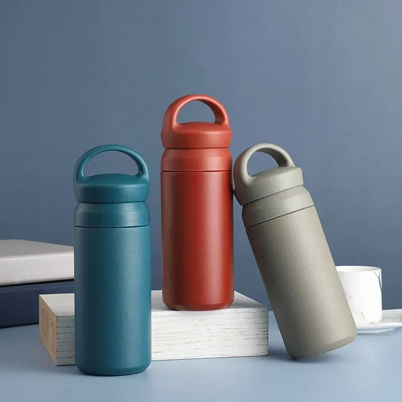 350/500ml Stainless Steel Thermal Water Bottle High-capacity Protable Vacuum Tumbler Durable Thermos Insulated Filter Drinkware