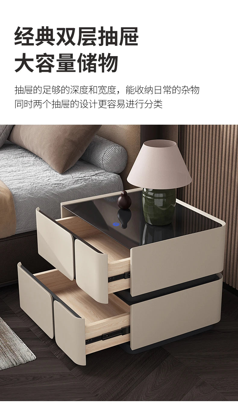 Modern Quality Nightstand Delicacy Nordic Storage Italian Bedside Table Beauty Trendy Mesa De Cabeceira Para Quarto Furniture