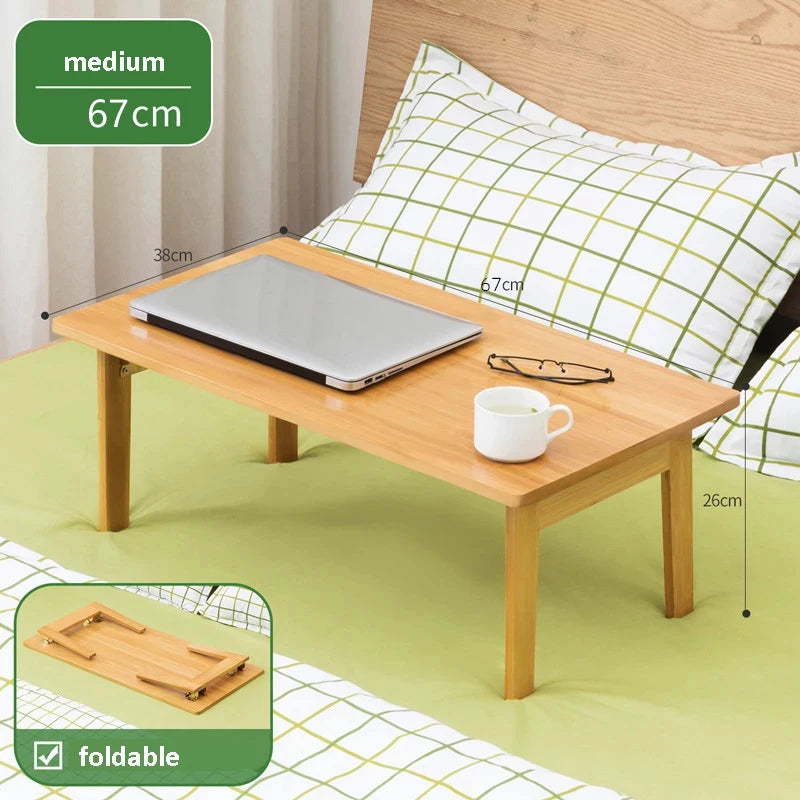 Foldable Laptop Desk Living Room Dining Apartment Tea Table Simple Modern Table Minimalist Baboo Coffee Table