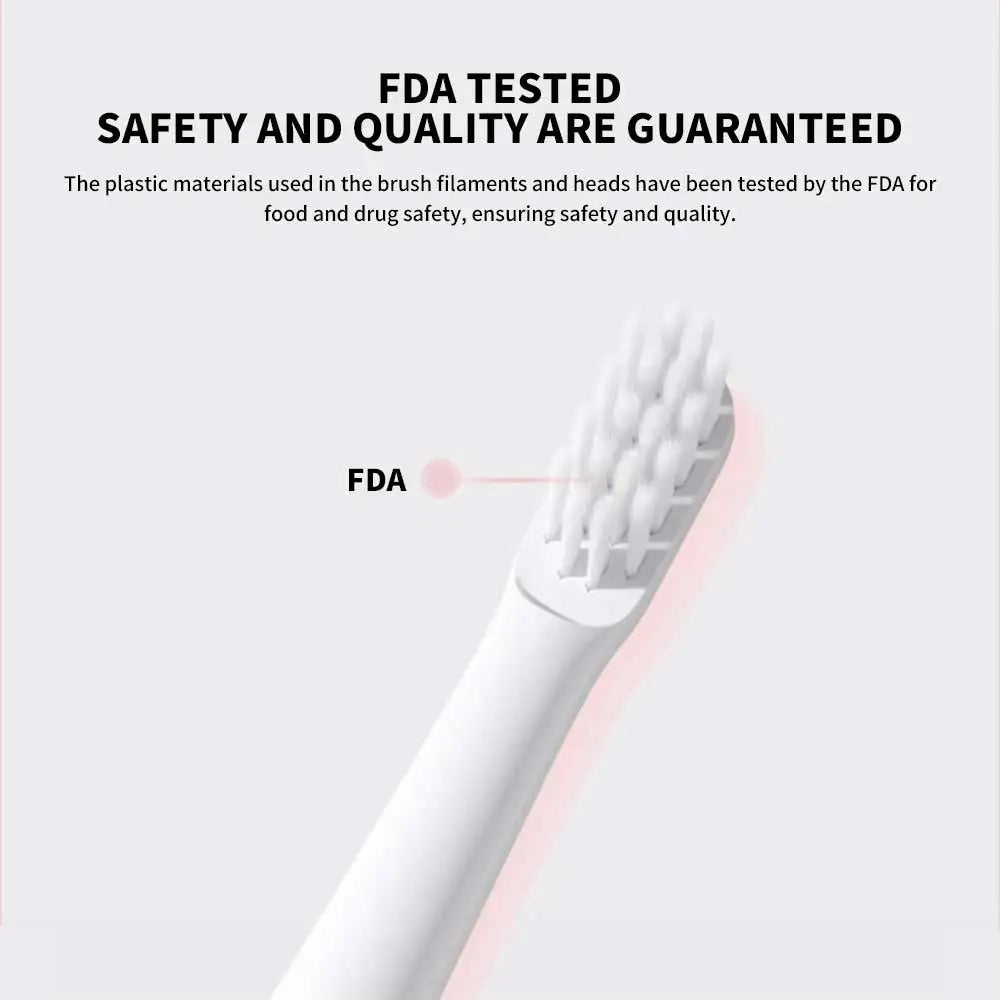 XIAOMI Mijia T100 Sonic Electric Toothbrush Mi Smart Waterproof Tooth Head Brush IPX7 Rechargeable USB for Teeth Brush Whitening