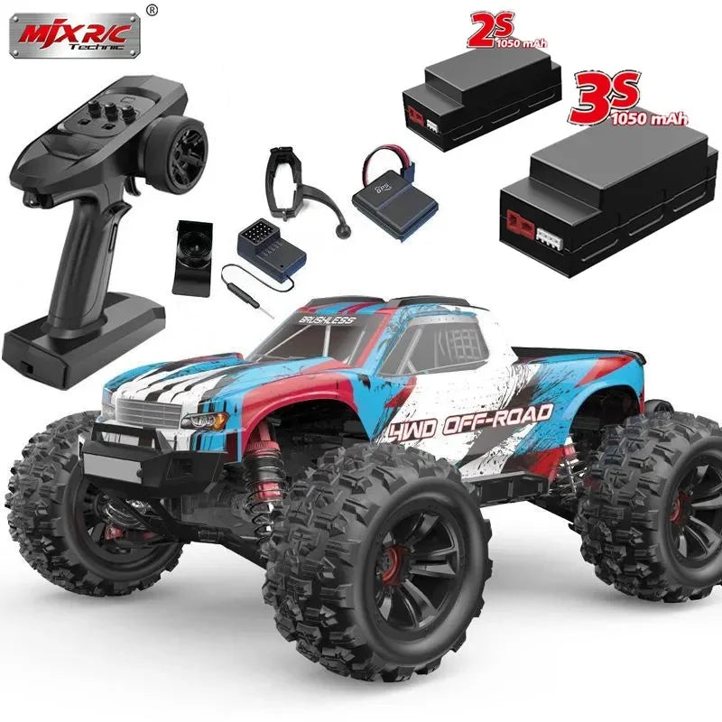MJX Hyper Go 16207 16208 16210 16210 Remote Control 2.4G 1/16 Brushless RC Hobby Car Vehicle 68KMH 3S High-Speed Off-Road Truck