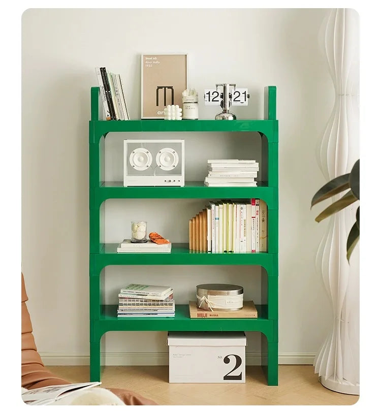 Module Modular DIY Furniture Storage Shelf Bookrack Bookshelf Bookcase Plastic ABS Customized Size Cabinet Multi-function