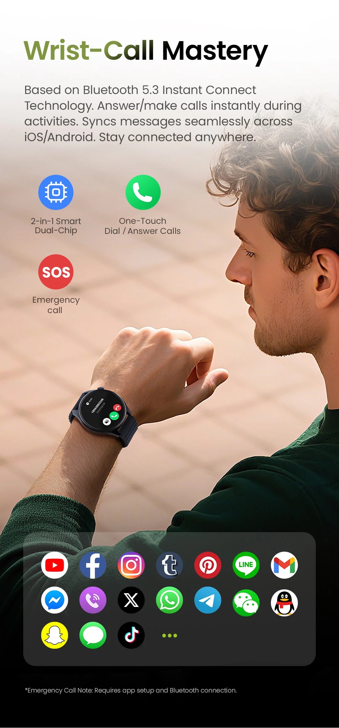 HAYLOU Watch 4S GPS Smartwatch 1.43” HD AMOLED Display 5 Satellite GPS Positioning 120+ Workout Modes Sport Fitness Smart Watch