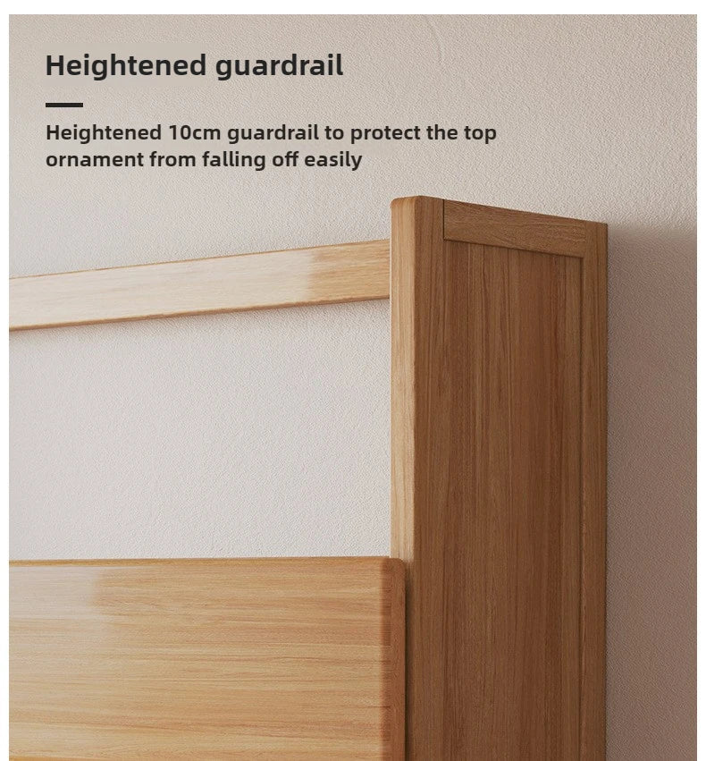 Simple desktop bookshelf dormitory multi-layer storage rack home student desk finishing shelf solid wood with extraction rack