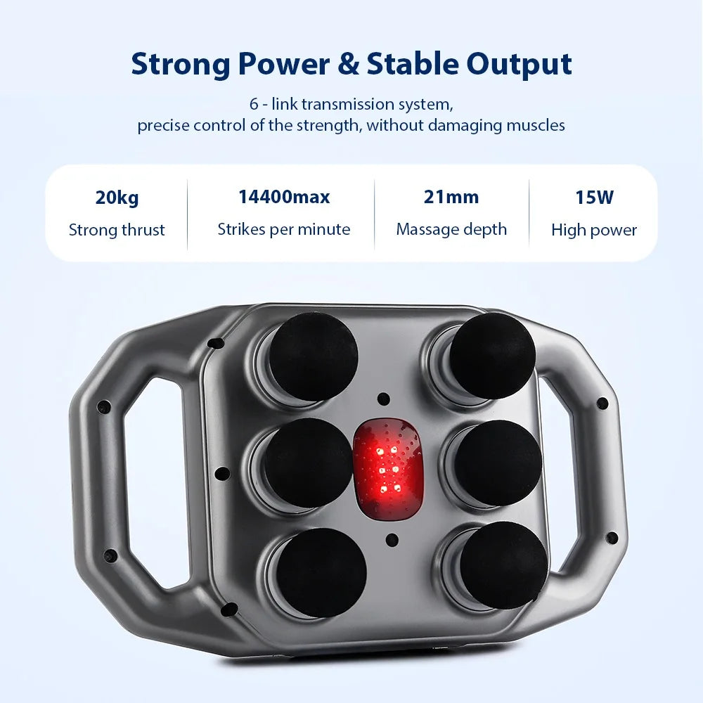 66-head Fascia Gun High Frequency Vibration Body Massage Gun Back Massager Waist Massager Neck Shoulder Thigh Fascia masajeador