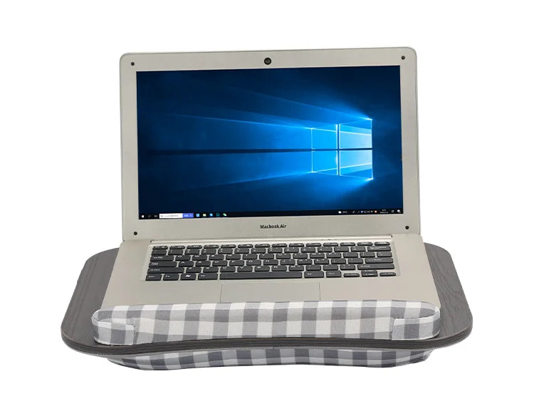 MUMUCC Lazy Laptop Table with Cushions and Slots, Multifunctional  Mini Pillow Table, Portable Room Desk, Office Lumbar Support