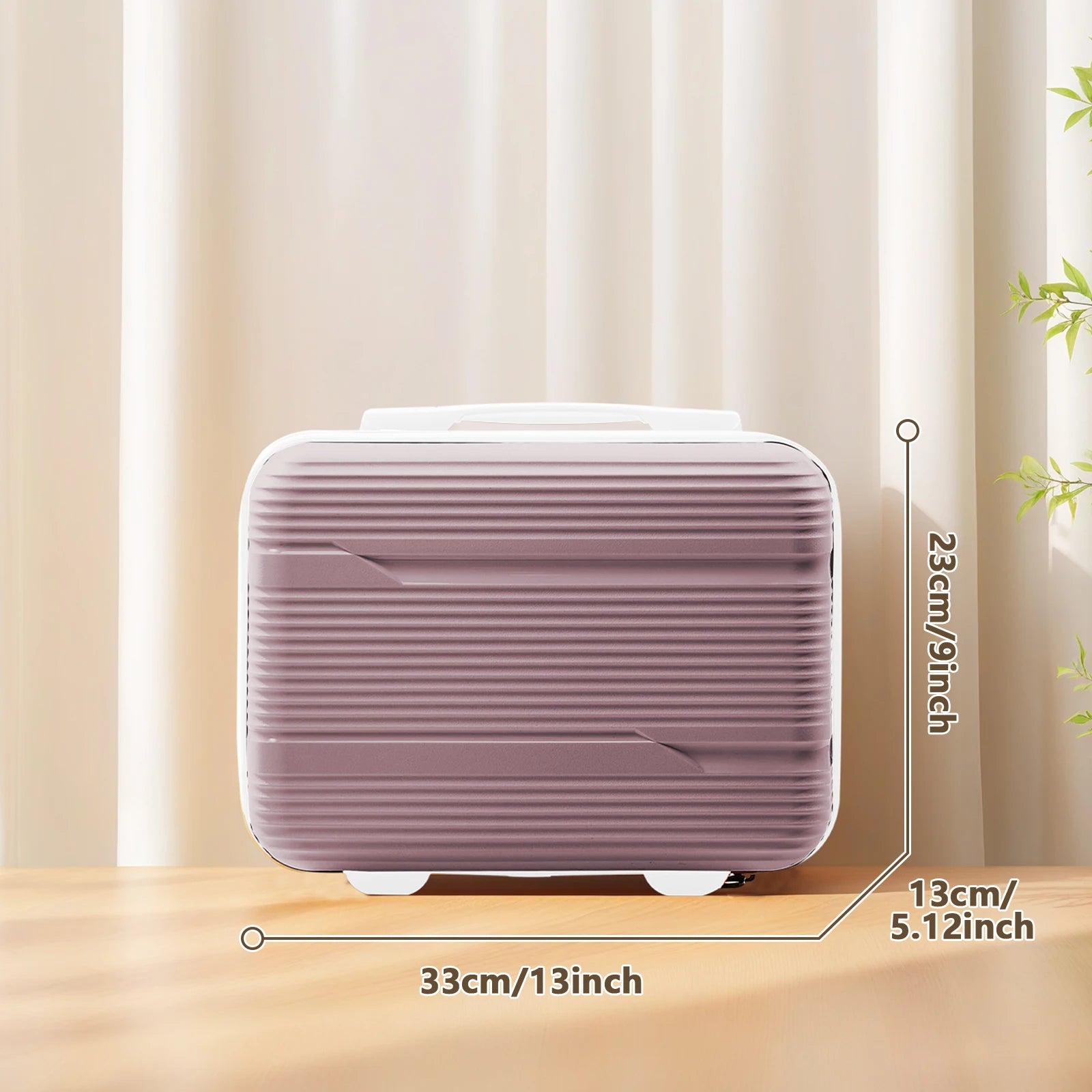 Travel Suitcase Rolling, Carry on Boarding Luggage Cabin Set with Cosmetic Case Spinner Wheels Travel Trolley Case 13 20 Inch