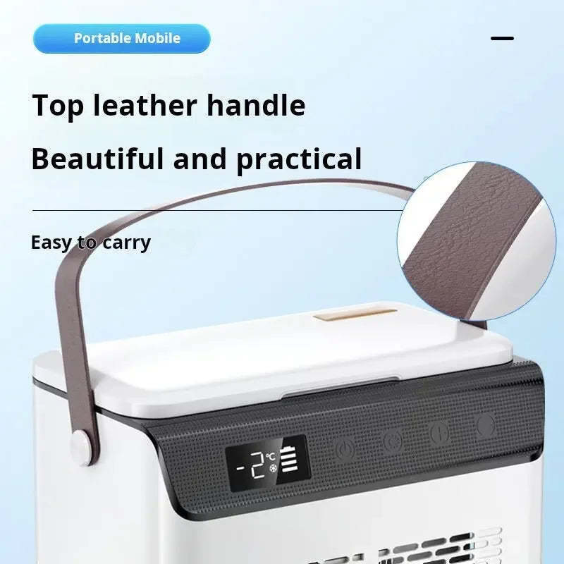 13600mAH*2 Insulin Cooler Mini Medicine Portable Refrigerator Smart Temperature Control LCD Display Medical Fridge for Travel