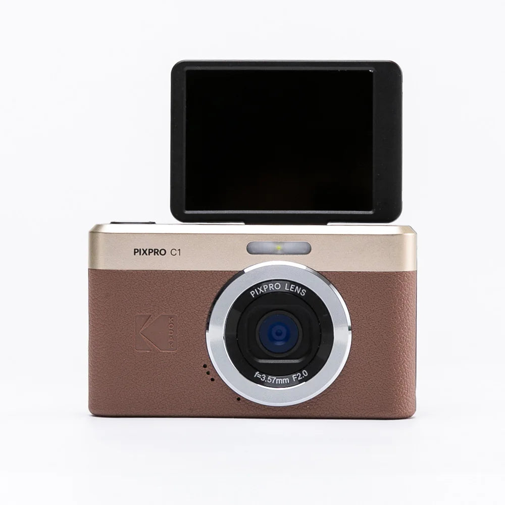 NEW KODAK PIXPRO C1 Digital Camera All-in-one 13MP Sensor, 26mm Fixed Focus Lens, and 180° Tilting LCD（Not Kodak PIXPRO FZ55）
