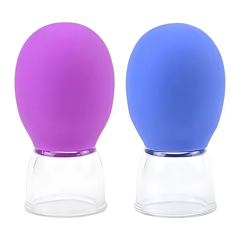 Silicone Cupping Massage Cup For Body Face Neck Eye Massager Vacuum Tank Body Facial Care, Anti-aging Beauty Tool