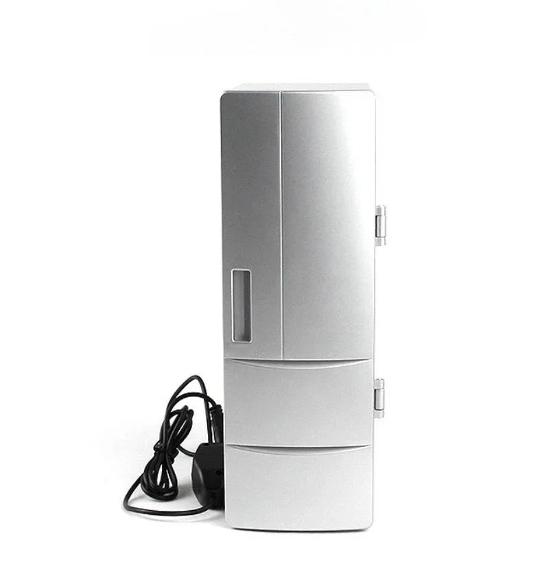 Mini Usb Fridge Freezer Cans Drink Cooler Warmer Travel Refrigerator Icebox Car Office Use Portable Insulin Refrigerator